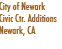 City of Newark
Civic Ctr. Additions
Newark, CA