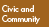 Civic and Community